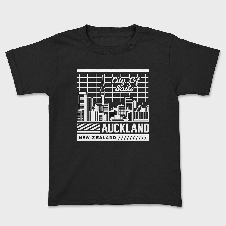 Auckland, Kids' T-Shirt