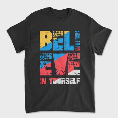 Believe in Yourself, Unisex Men's T-Shirt