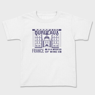 Bordeaux, Kids' T-Shirt