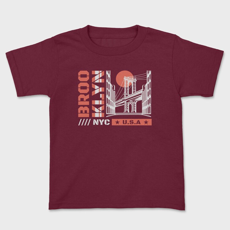 Brooklyn, Kids' T-Shirt