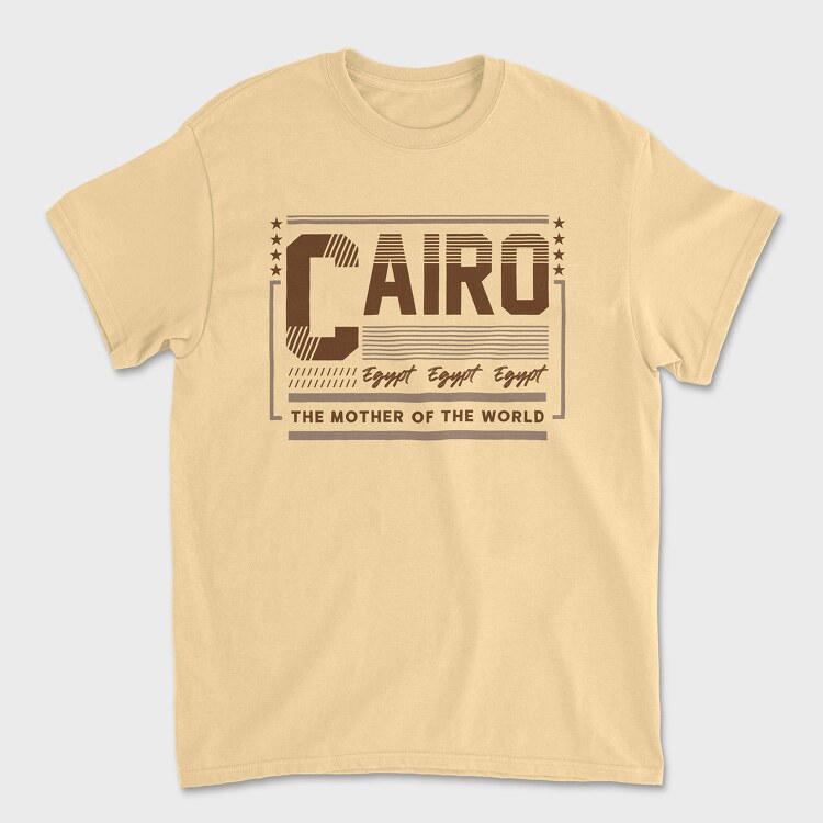 Cairo, Унисекс Мъжка Тениска