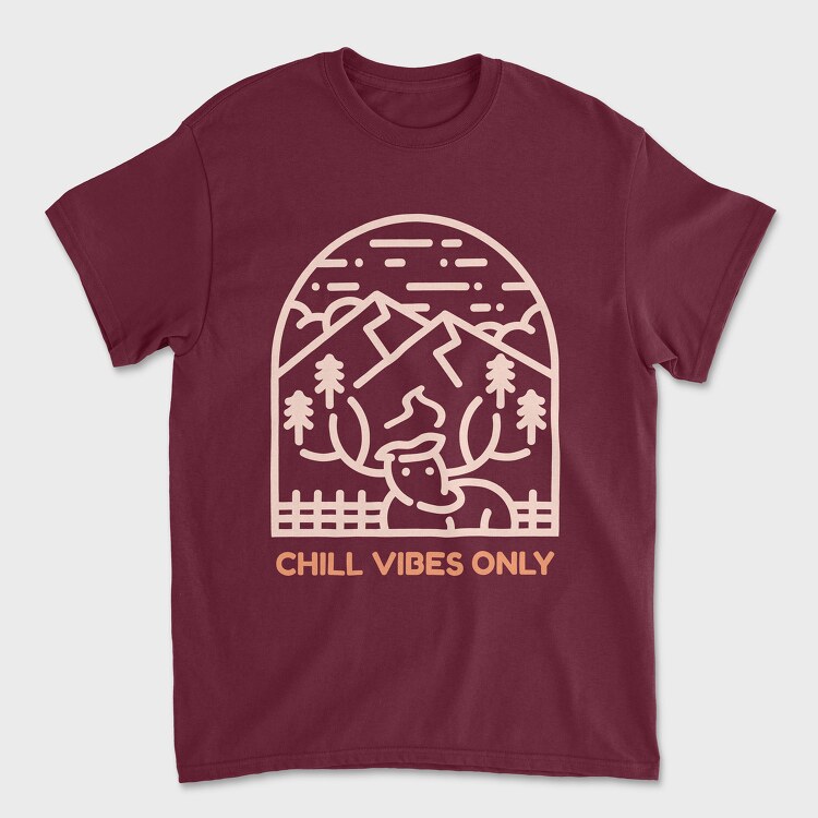 Chill Vibes Only, Unisex Men's T-Shirt
