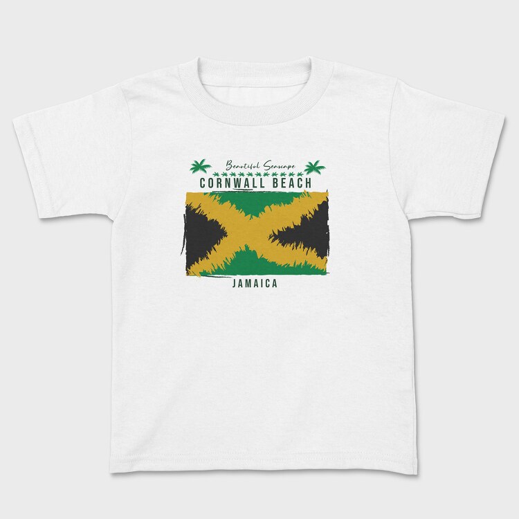 Cornwall Beach, Kids' T-Shirt