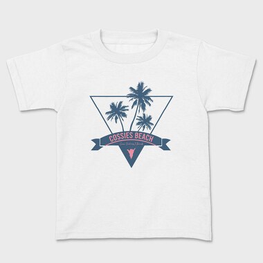 Cossies Beach, Kids' T-Shirt