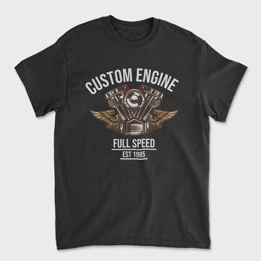 Custom Engine, Unisex Men's T-Shirt