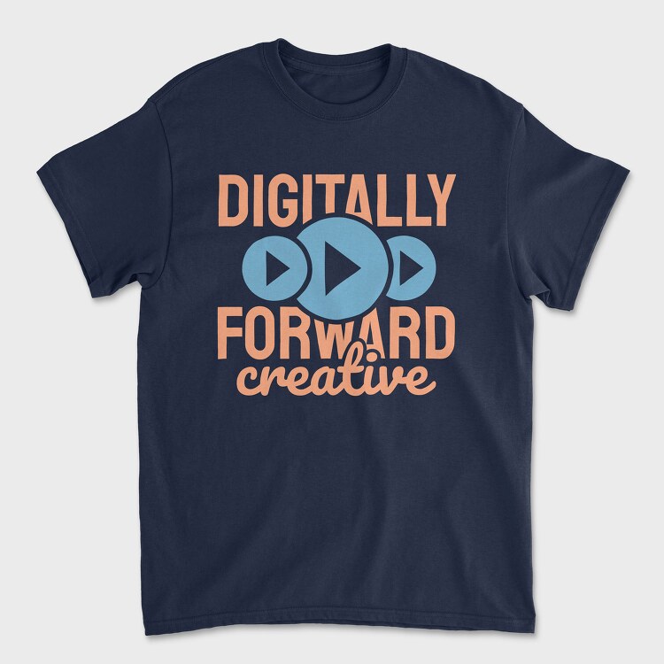 Digitally Forward Creative, Унисекс Мъжка Тениска