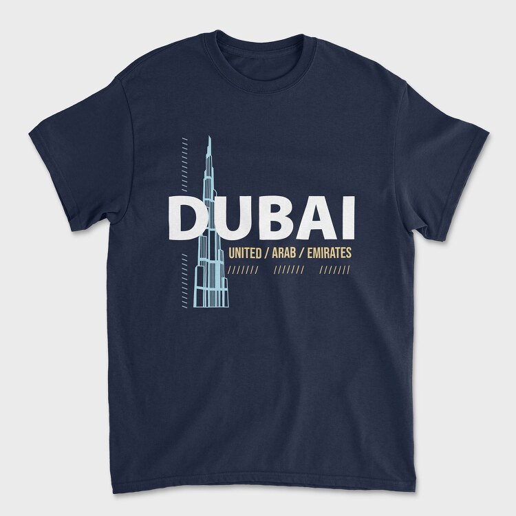 Dubai, Unisex Men's T-Shirt