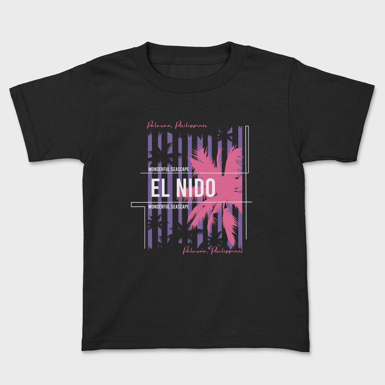 El Nido, Kids' T-Shirt