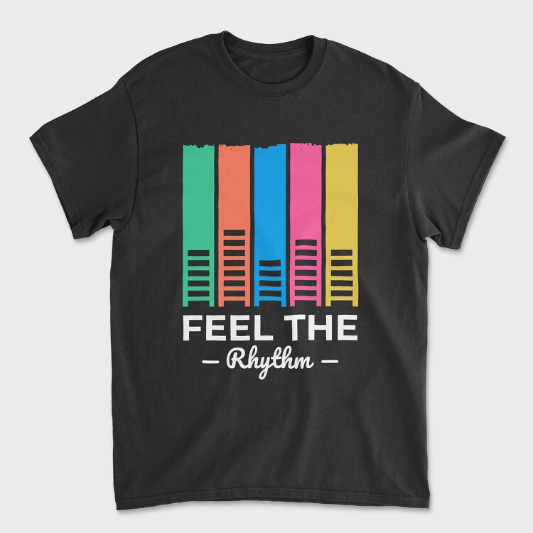 Feel the Rhythm, Unisex Men's T-Shirt