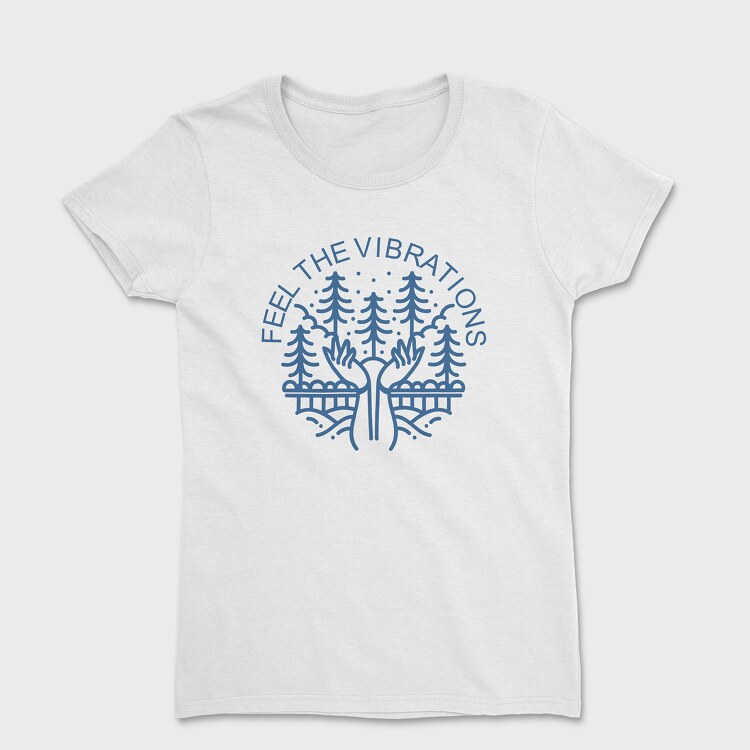 Feel the Vibrations, Women's T-Shirt