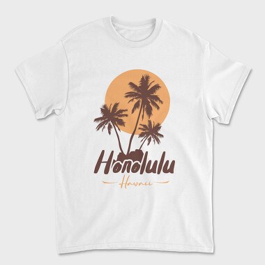 Honolulu, Unisex Men's T-Shirt