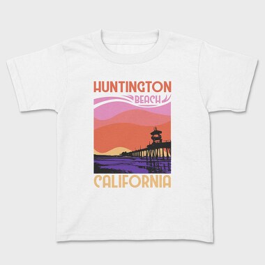 Huntington Beach, Kids' T-Shirt
