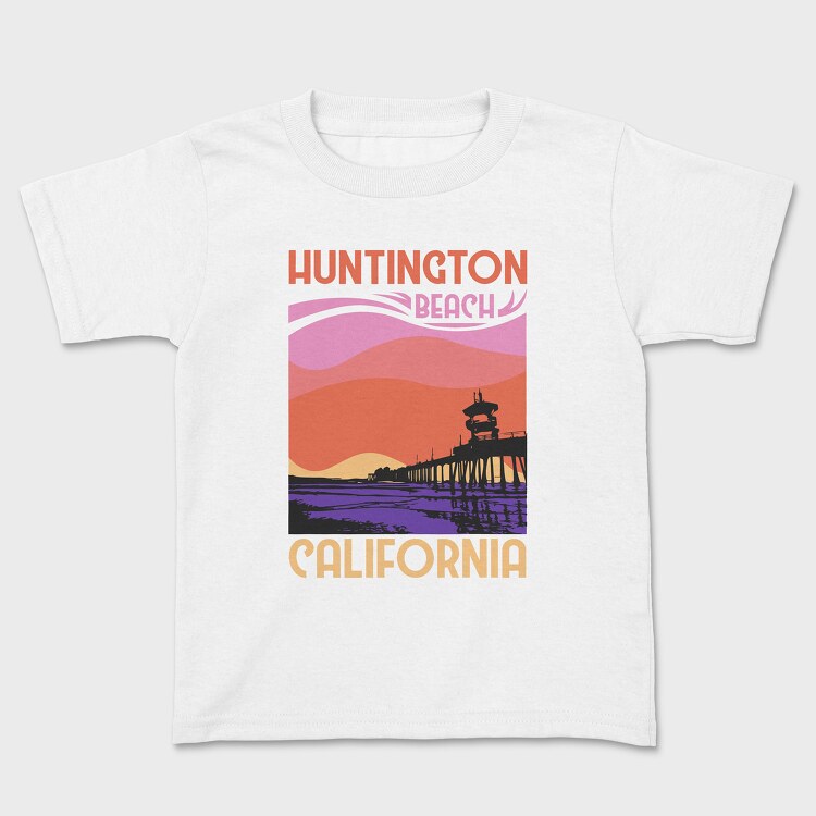 Huntington Beach, Kids' T-Shirt