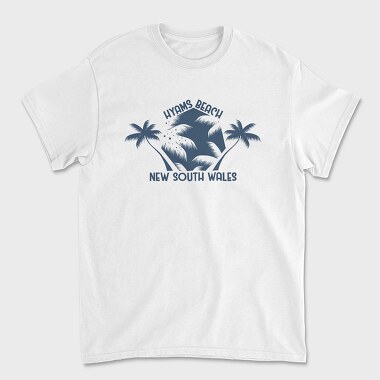 Hyams Beach, Unisex Men's T-Shirt