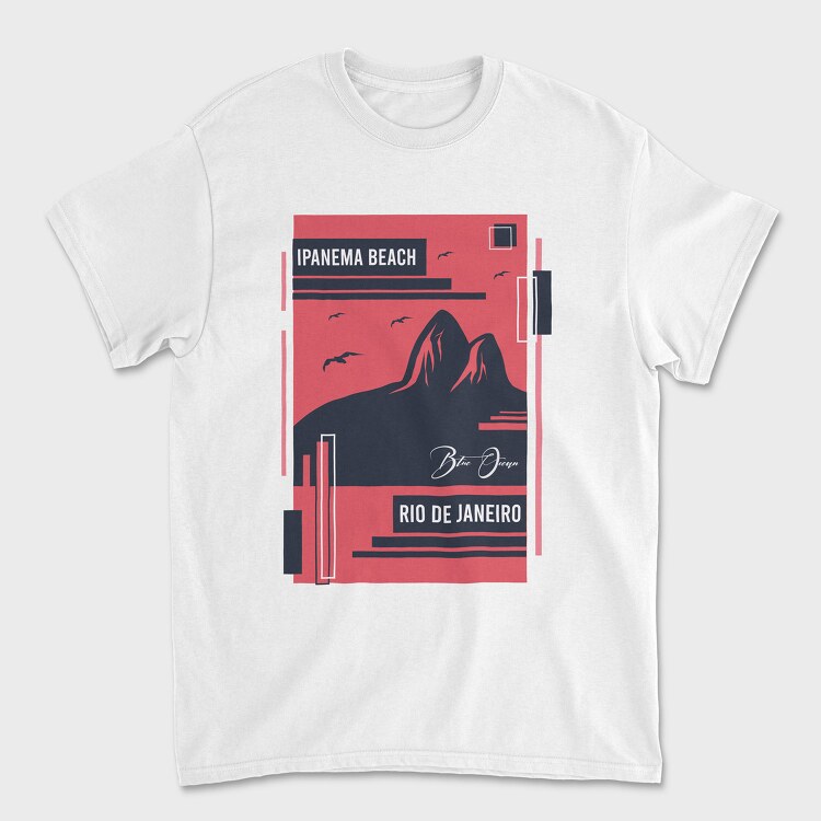 Ipanema Beach, Unisex Men's T-Shirt