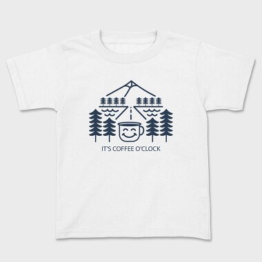 Its Coffee Oclock, Kids' T-Shirt