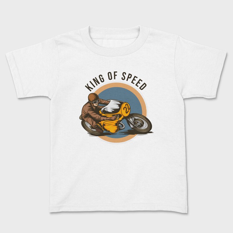 King of Speed, Kids' T-Shirt