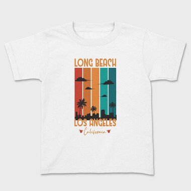 Long Beach, Kids' T-Shirt