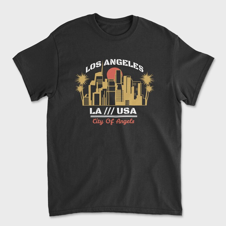 Los Angeles, Унисекс Мъжка Тениска