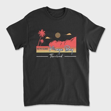 Maya Bay, Unisex Men's T-Shirt