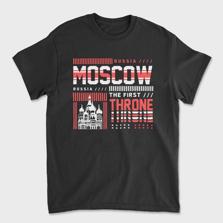 Moscow, Unisex Men's T-Shirt