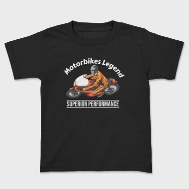 Motorbikes Legend, Kids' T-Shirt