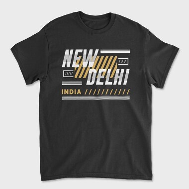 New Delhi, Унисекс Мъжка Тениска