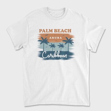 Palm Beach, Unisex Men's T-Shirt