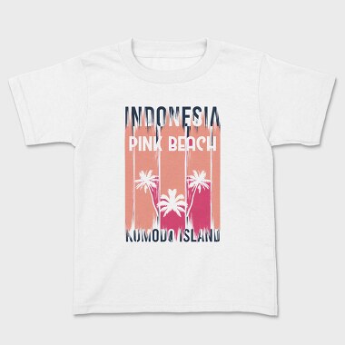 Pink Beach, Kids' T-Shirt