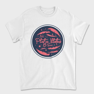 Platja Illetes, Unisex Men's T-Shirt