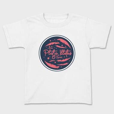 Platja Illetes, Kids' T-Shirt