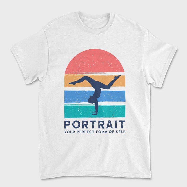 Portrait Your Perfect Form of Self, Unisex Men's T-Shirt