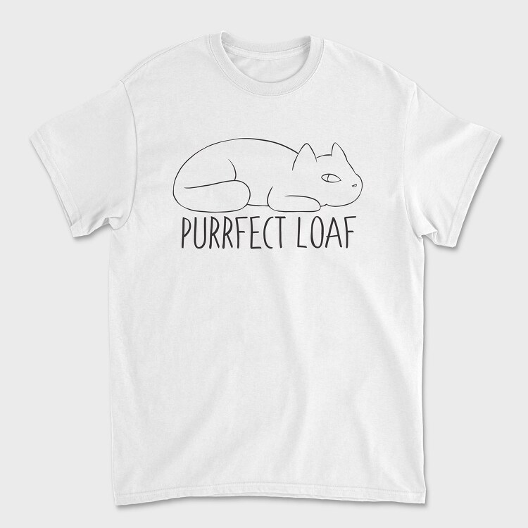 Purrfect Loaf, Unisex Men's T-Shirt