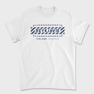 Reykjavik, Unisex Men's T-Shirt