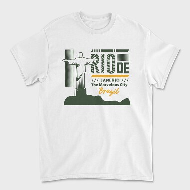 Rio de Janerio, Unisex Men's T-Shirt