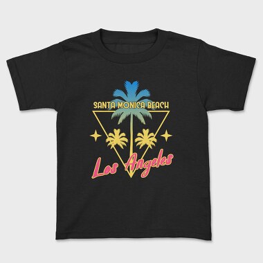Santa Monica Beach, Kids' T-Shirt