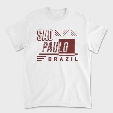 Sao Paulo, Unisex Men's T-Shirt
