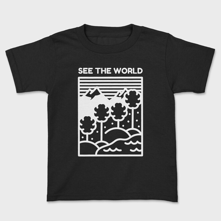 See the World, Kids' T-Shirt