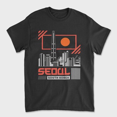 Seoul, Unisex Men's T-Shirt