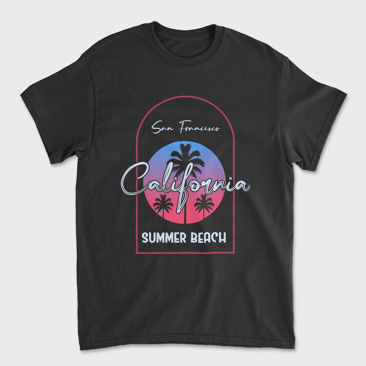 Summer Beach, Унисекс Мъжка Тениска