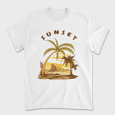 Sunset, Unisex Men's T-Shirt