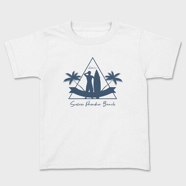 Surfer Paradise Beach, Kids' T-Shirt