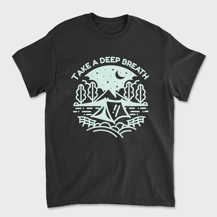 Take a Deep Breath, Unisex Men's T-Shirt