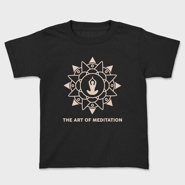 The Art of Meditation, Kids' T-Shirt