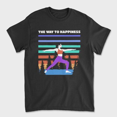 The Way to Happiness, Unisex Men's T-Shirt
