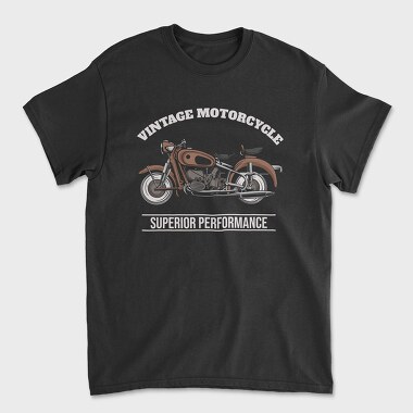 Vintage Motorcycle, Unisex Men's T-Shirt