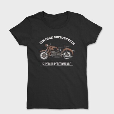 Дамска Тениска, Vintage Motorcycle