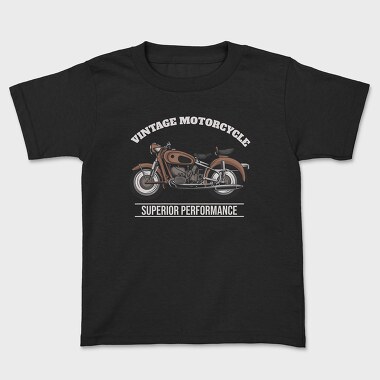 Vintage Motorcycle, Детска Тениска