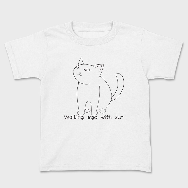 Walking Ego With Fur, Детска Тениска