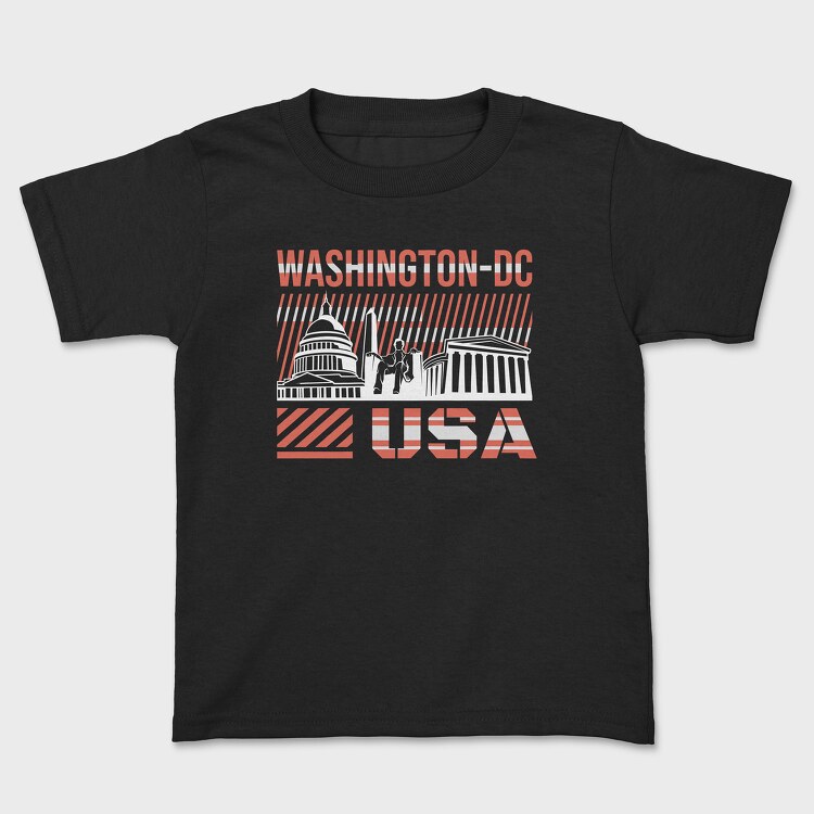 Washington DC, Kids' T-Shirt